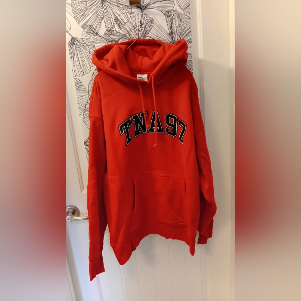 TNA Bright Red Sweatfleece Hoodie